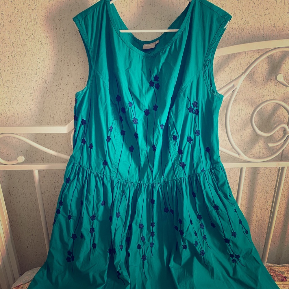 Eshakti Plus Embroidered Dress